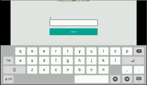 papercut id field with keyboard